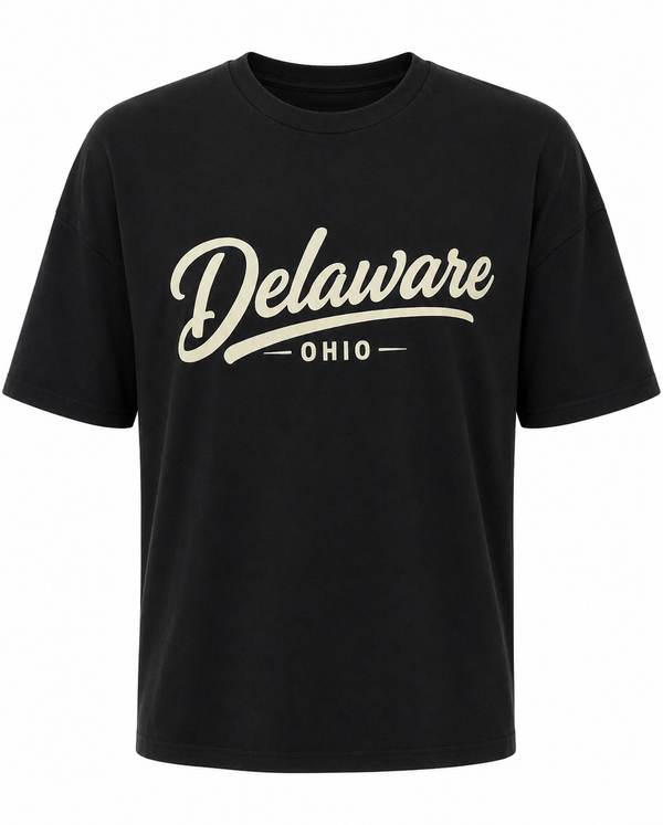 Simplistic Delaware Script Tee