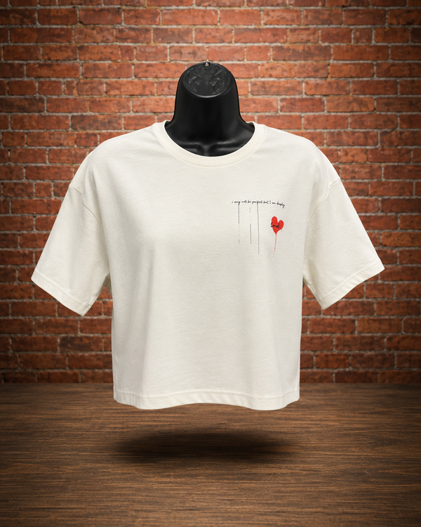IMPRFCT But Loved – Heart & Stripes Tee