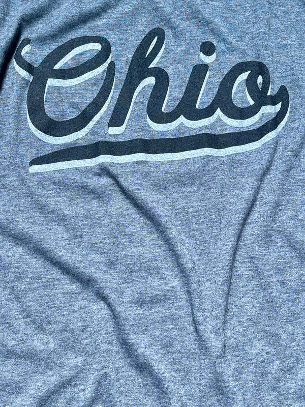 "Two-Tone Ohio Script" T-Shirt