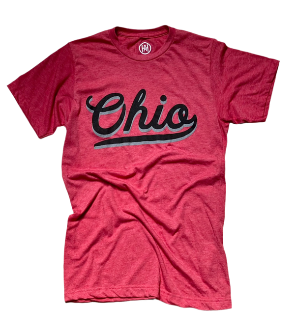 "Two-Tone Ohio Script" T-Shirt