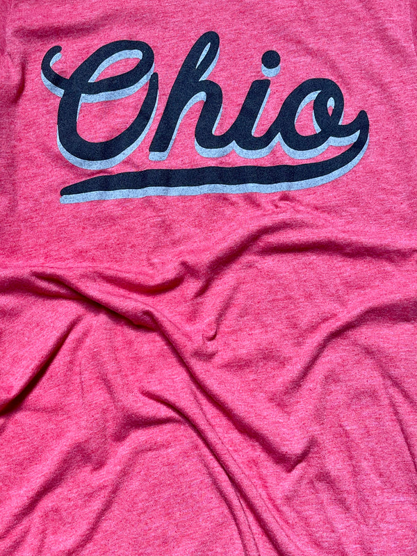 "Two-Tone Ohio Script" T-Shirt