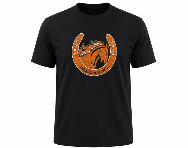 Vintage Horseshoe Tee – Black