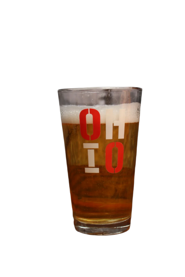 Stacked OHIO Pint Glass