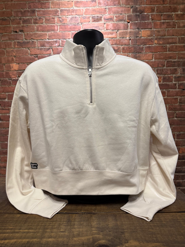 Imprfct But Loved - Premium 1/4 Zip Crop