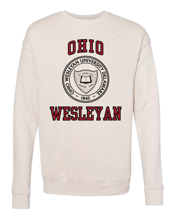 Ohio Wesleyan University Crest Crew Neck