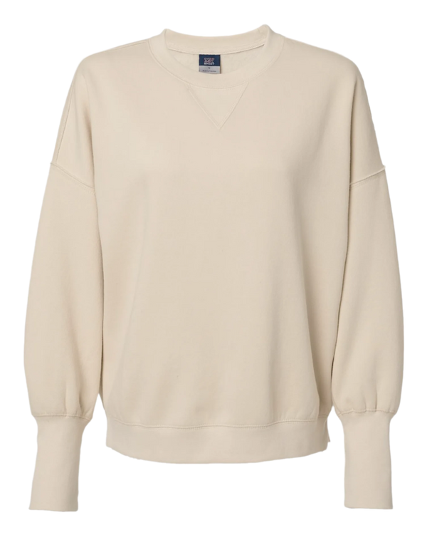 Women's Suede Fleece Crewneck