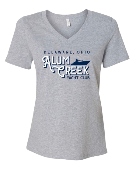 Alum Creek Yacht Club Womens Relaxed V-Neck
