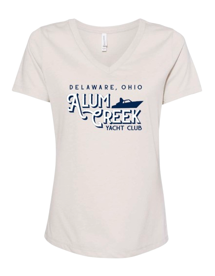 Alum Creek Yacht Club Womens Relaxed V-Neck