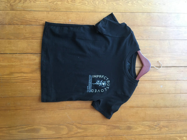 Imprfct But Loved  - Flowers Crop Tee