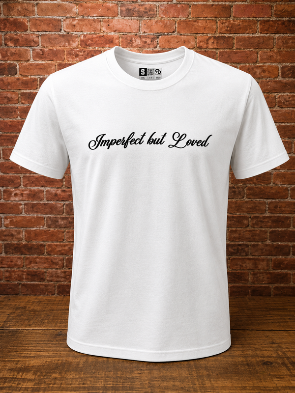 Imprfct But Loved  - Script Tee