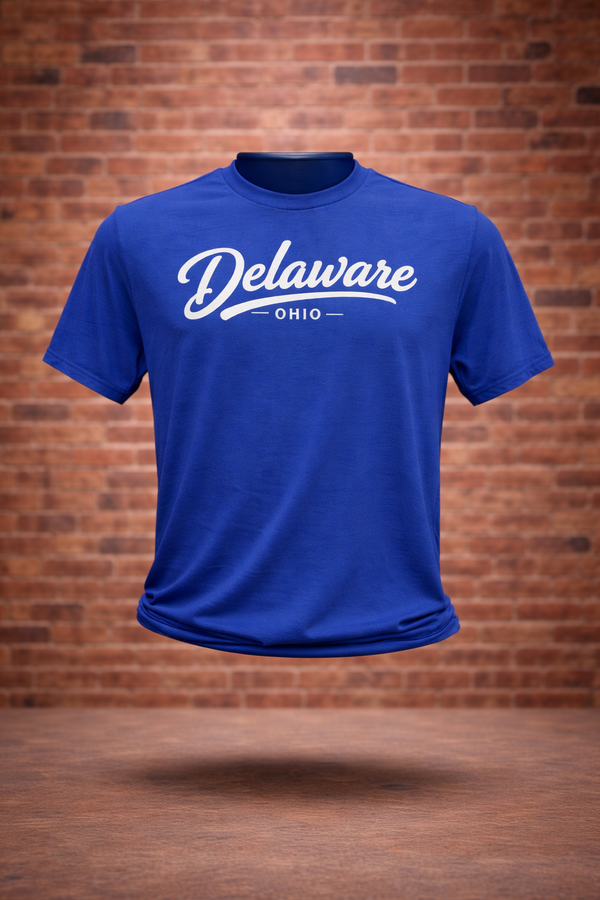 Simplistic Delaware Script Tee