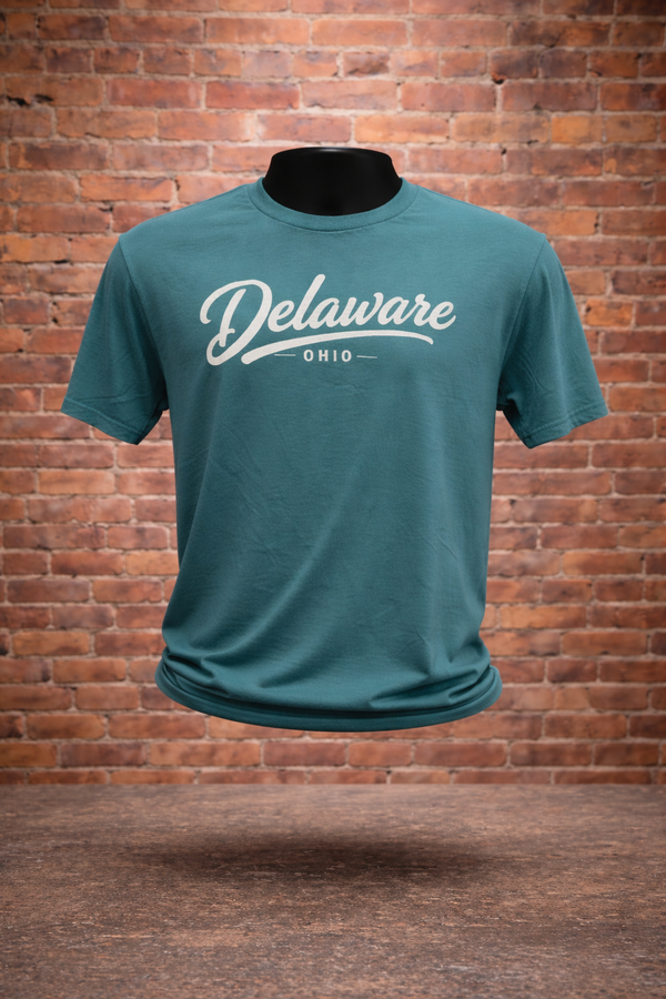 Simplistic Delaware Script Tee