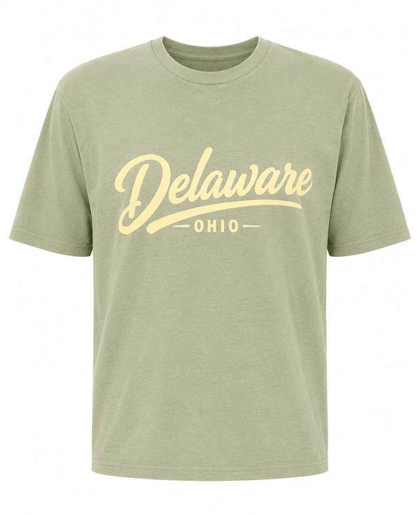 Simplistic Delaware Script Tee