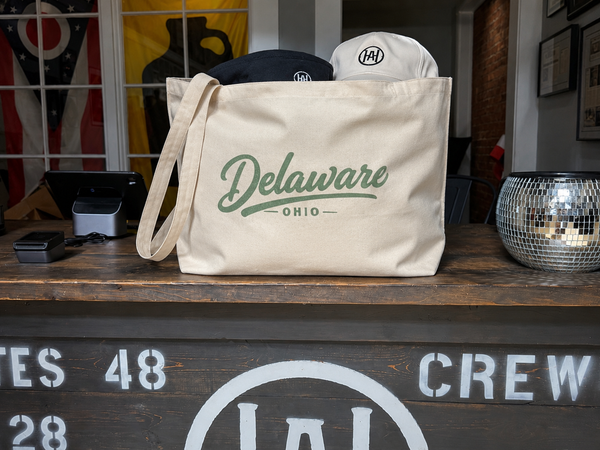 Script Delaware Ohio Tote