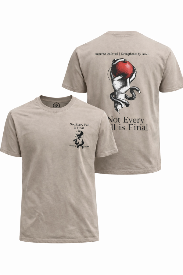 Imprfct But Loved - It's Not Final Tee (Apple/Snake)