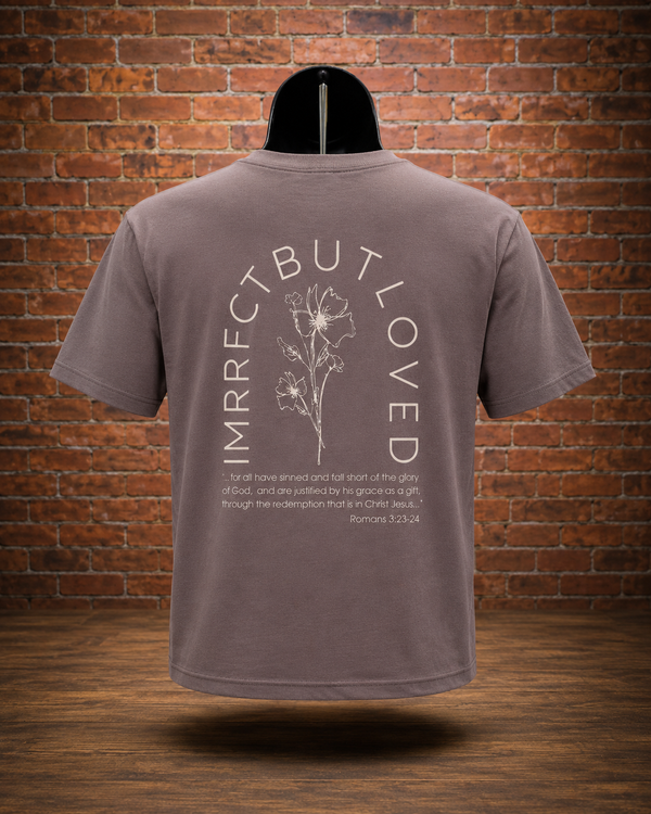Imprfct But Loved  - Flowers Crop Tee