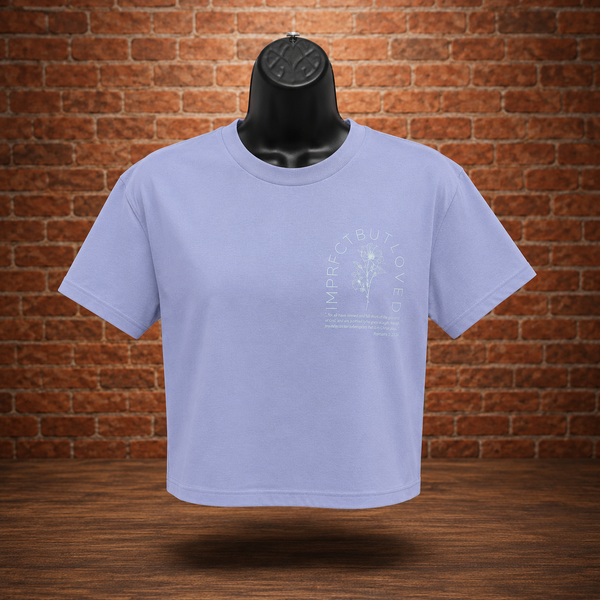 Imprfct But Loved  - Flowers Crop Tee