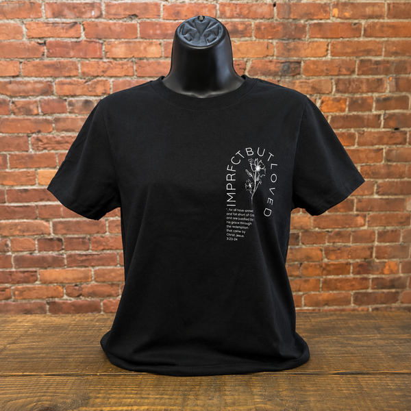 Imprfct But Loved  - Flowers Crop Tee