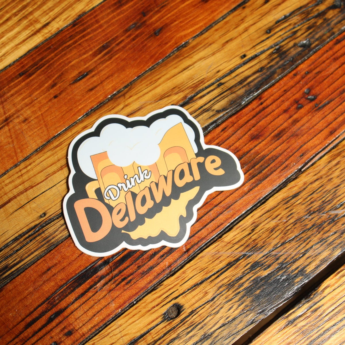 Drink Delaware Sticker – Homestretch Apparel