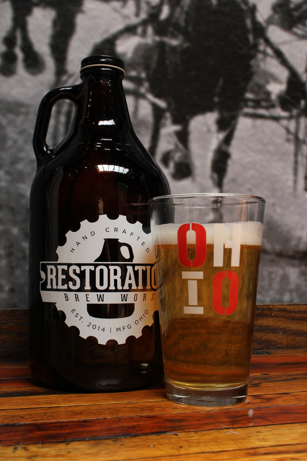Stacked OHIO Pint Glass