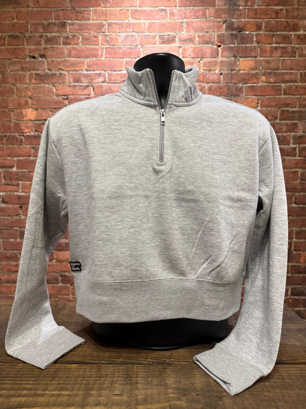 Imprfct But Loved - Premium 1/4 Zip Crop