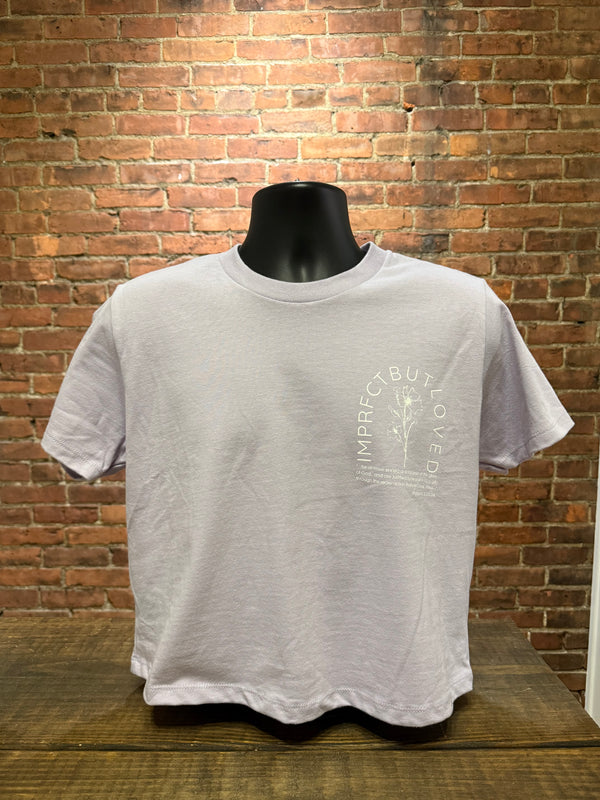 Imprfct But Loved  - Flowers Crop Tee