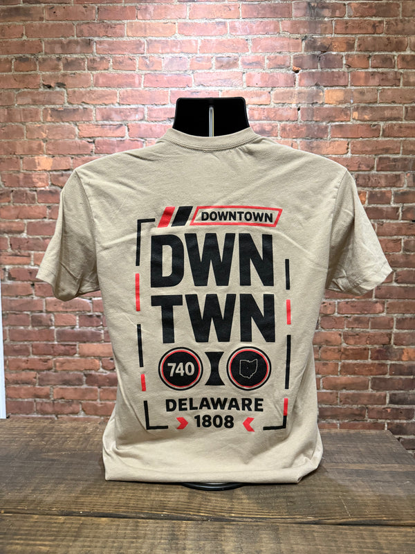DWN TWN Tee (Downtown Delaware)