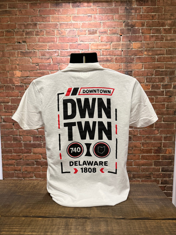 DWN TWN Tee (Downtown Delaware)