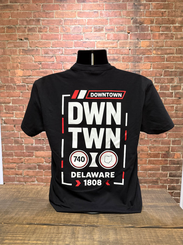 DWN TWN Tee (Downtown Delaware)