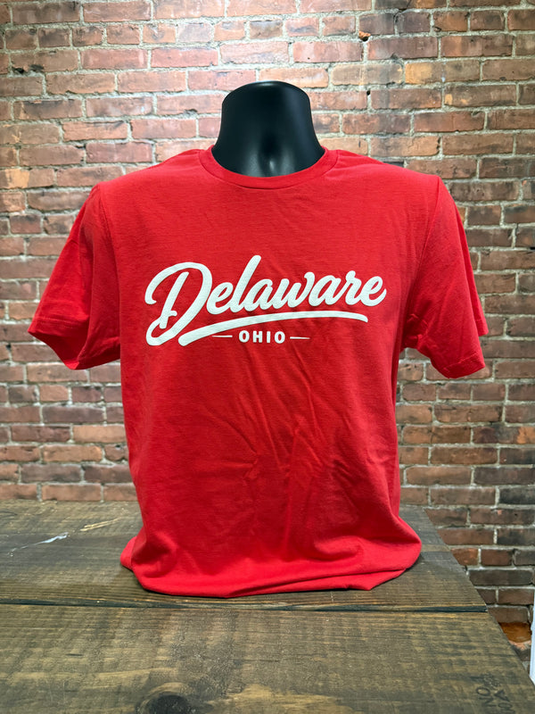 Simplistic Delaware Script Tee