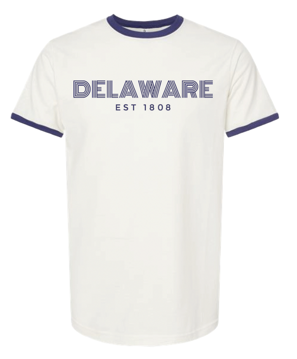 NEW Retro Delaware Ringer Tee