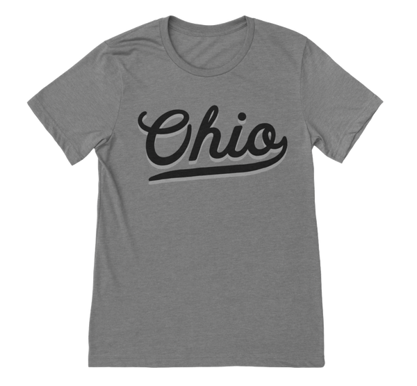 "Two-Tone Ohio Script" T-Shirt