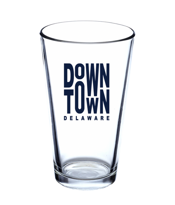 Downtown Delaware Pint Glass