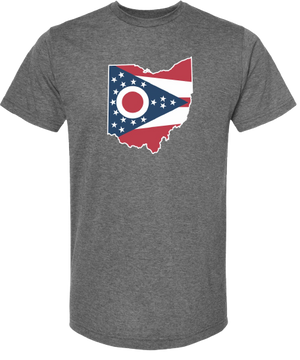 Carry the Ohio Flag T-shirt - Navy – Ohio is Home