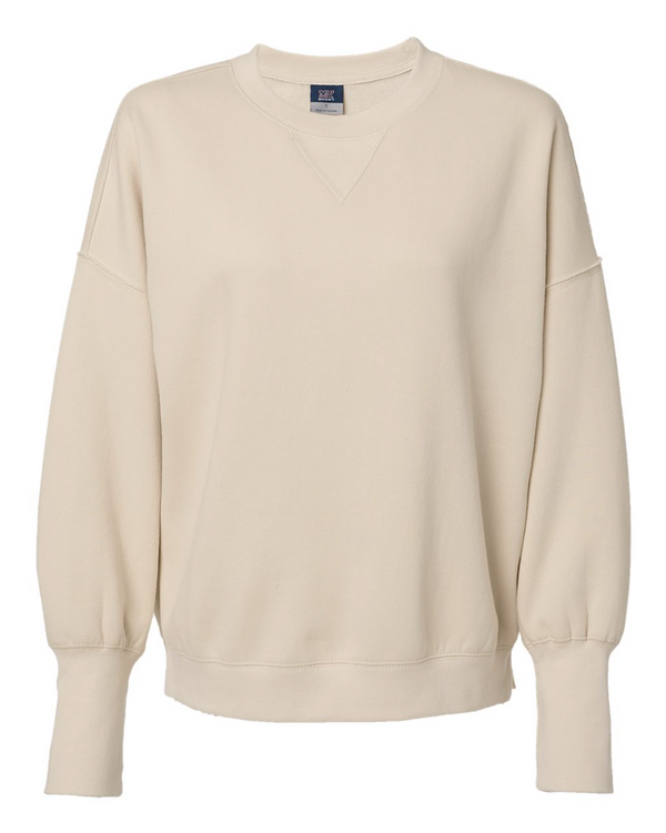 Women's Suede Fleece Crewneck