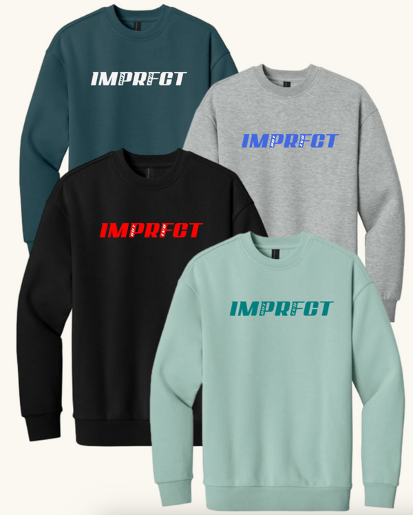 Imprft But Loved - Embroidered Crewneck