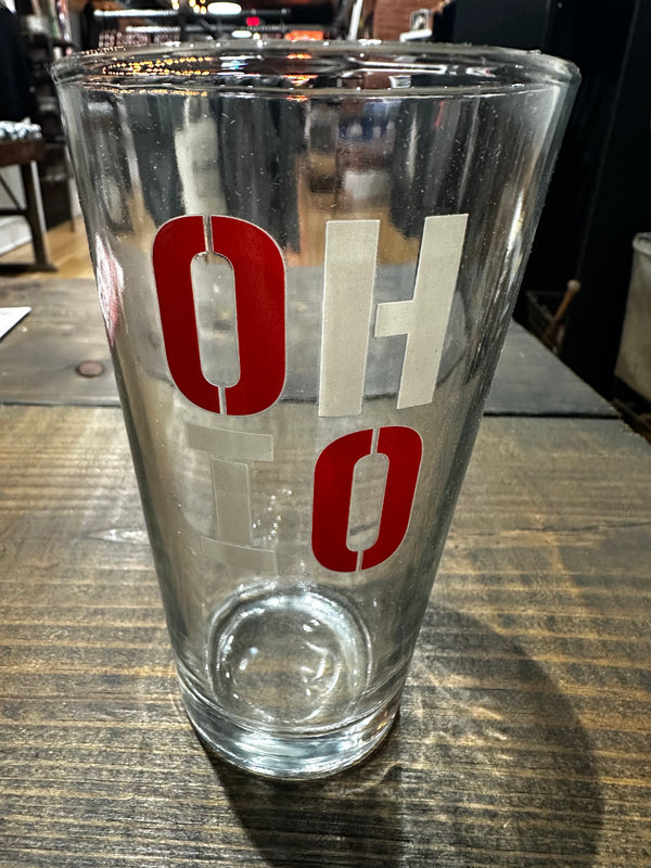 Stacked OHIO Pint Glass