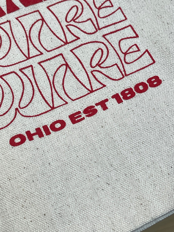 Canvas Tote Bag Delaware, OH est 1808