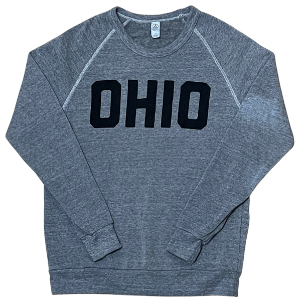 Classic "Block Ohio" Premium Crewneck Fleece