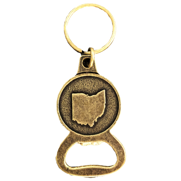 Ohio Bottle Opener Key Chain