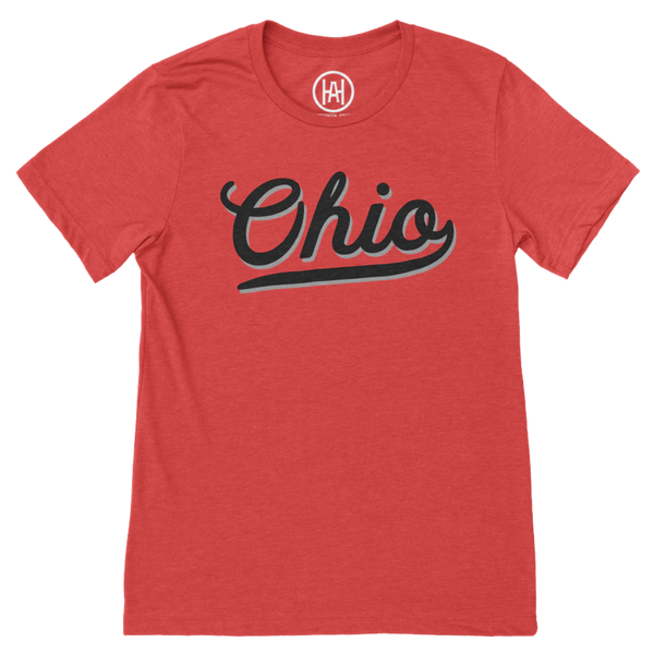 "Two-Tone Ohio Script" T-Shirt