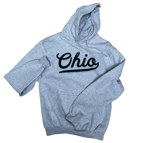 "Two-Tone Ohio Script" Premium Hoodie
