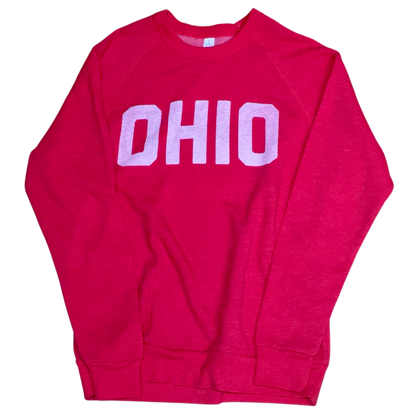 Classic "Block Ohio" Premium Crewneck Fleece